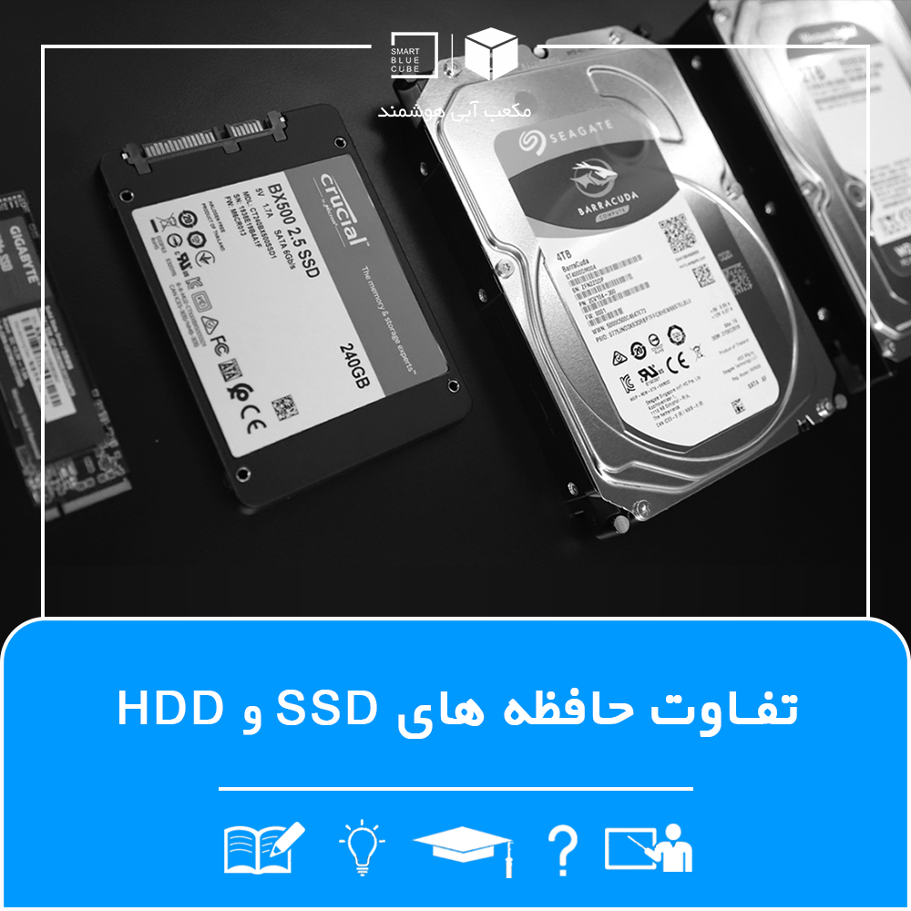 مطالب آموزش تفاوت HDD & SSD